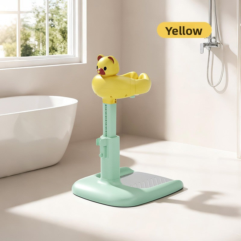 Baby Standing Foldable Non-Slip Adjustable Bath Stand for Home Use