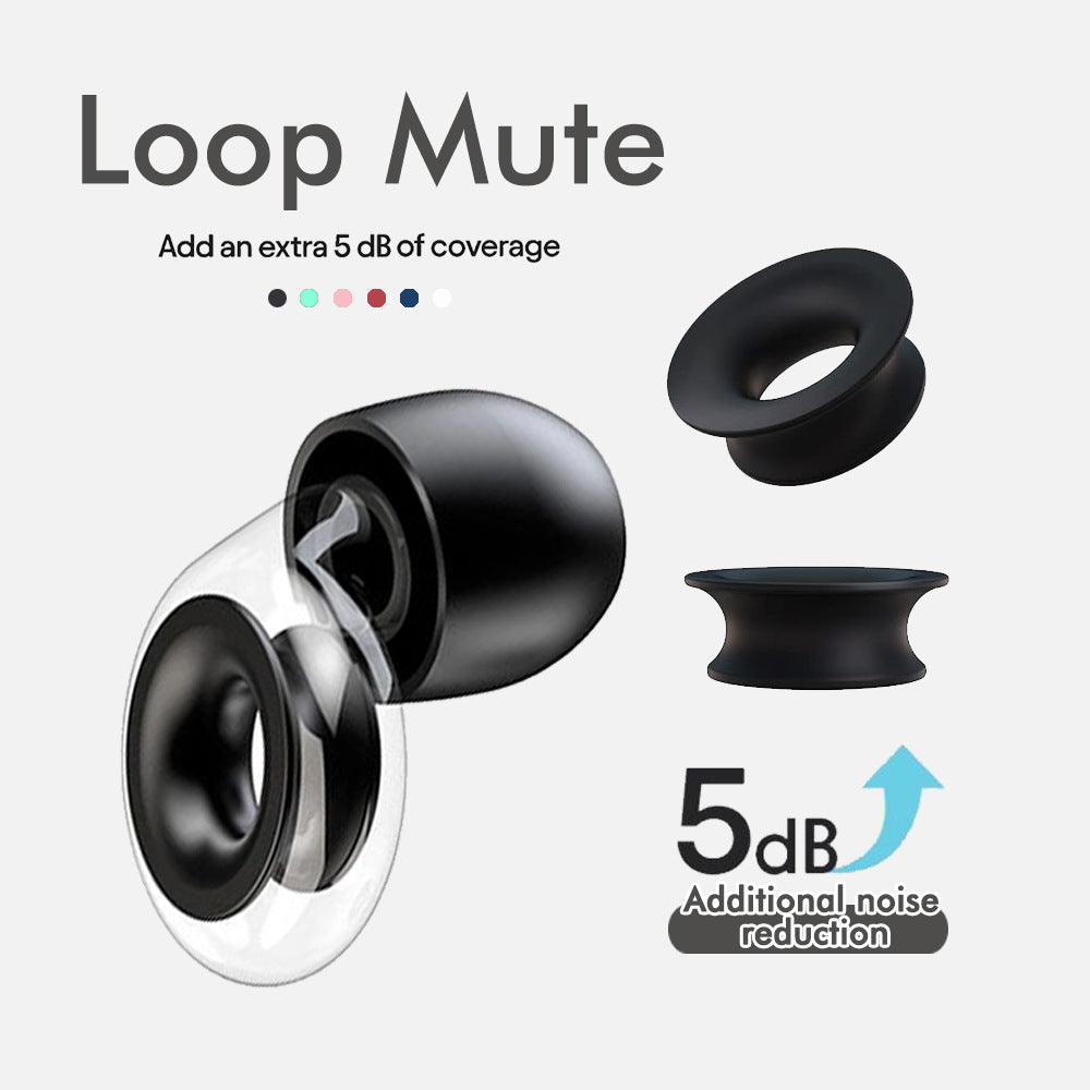 Silicone Ring Earplugs Noise Reduction