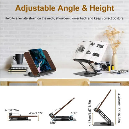 Adjustable Book Stand Holder for Reading Desk Use