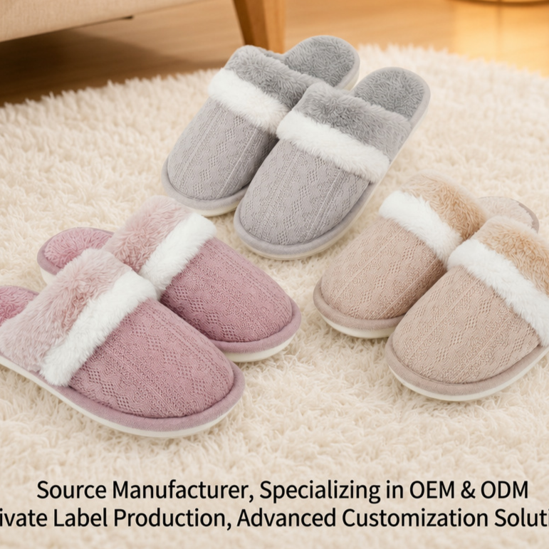 Plush Indoor House Slippers