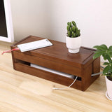 Spot Wooden Desktop Wire Storage Box