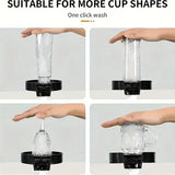 Automatic cup washer with baby bottle