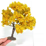 Miniature Model Trees with Base for Diorama
