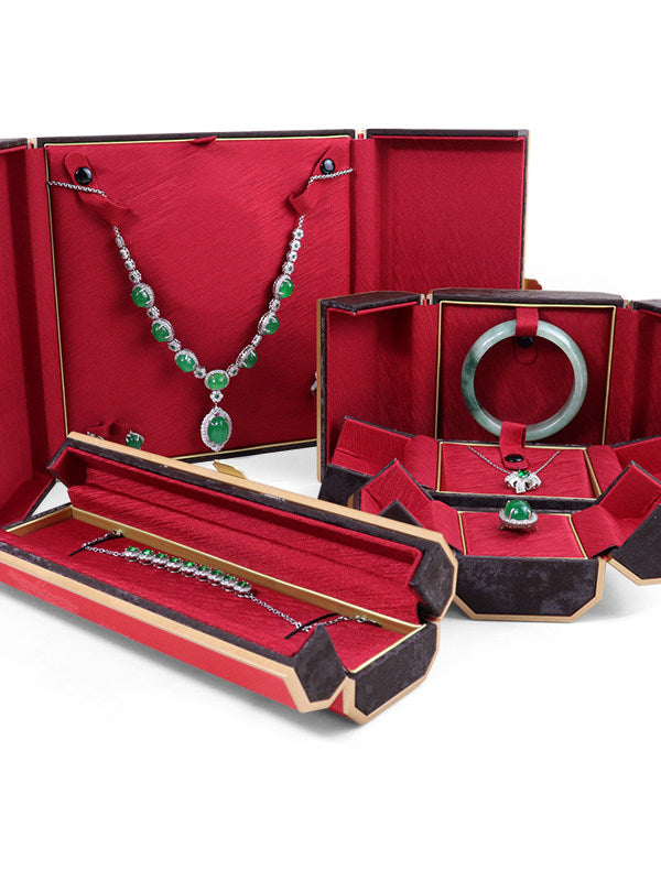 Vintage Double Open Jewelry Display Box