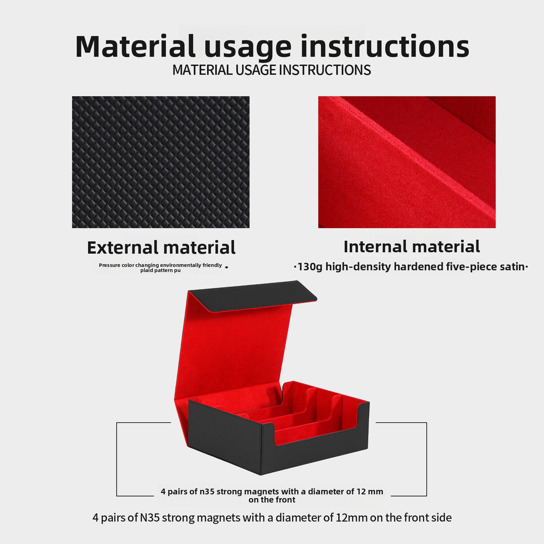 Three Row Card Storage Box product image 4