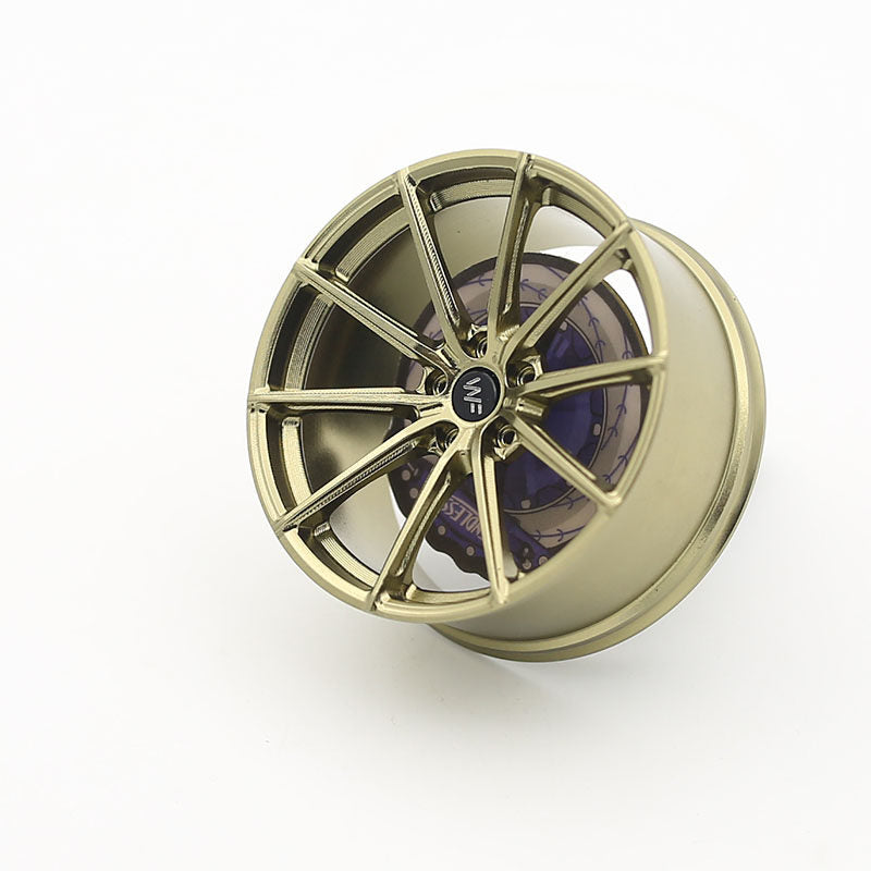 Aluminum Wheel Hub Model Car Air Vent Freshener Ornament Citrus Scent