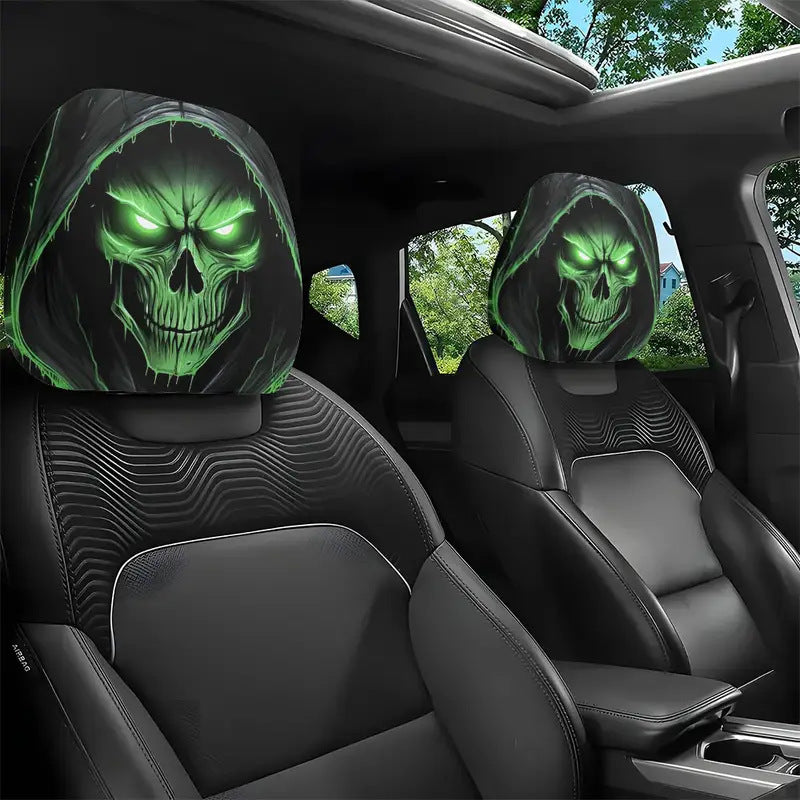 Car Printed Headrest Case Universal Funny Fun Universal Headgear