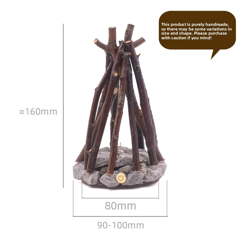 Handmade Branch Campfire LED Decorative Lamp
