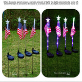 Solar Powered Flag Garden Light