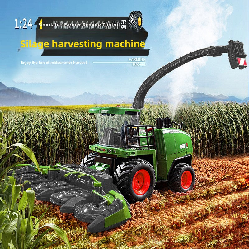 Remote Control Farm Tractor Toy Set