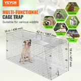 42 inch live animal cage trap trigger plate