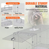 42 inch live animal cage trap folded for storage