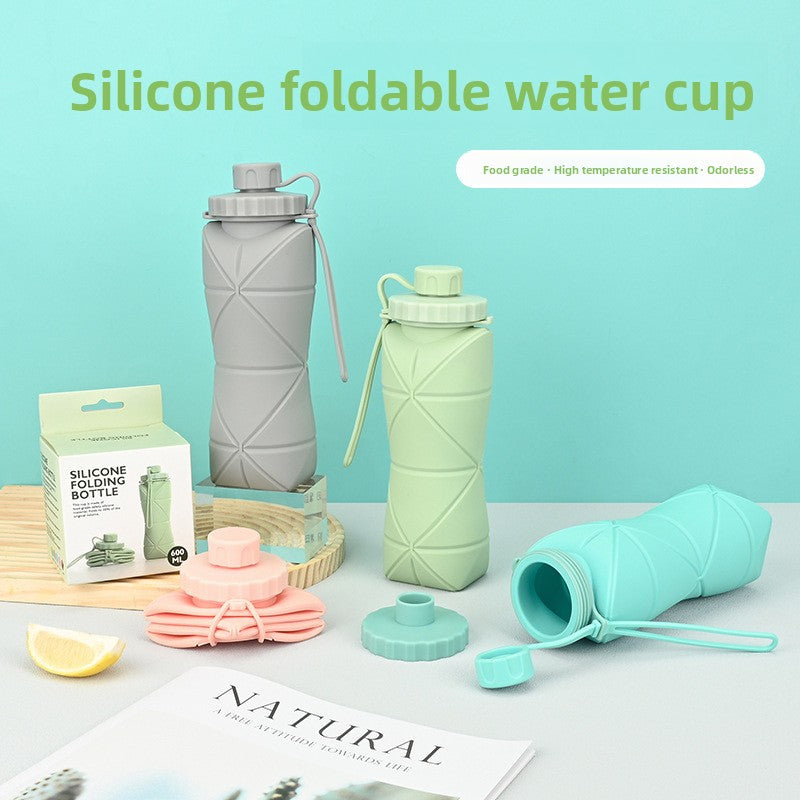 Collapsible Silicone Water Bottle