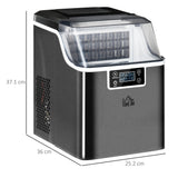 Portable ice maker ice basket with fresh ice
