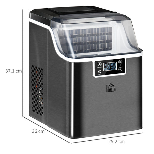 Portable ice maker ice basket with fresh ice