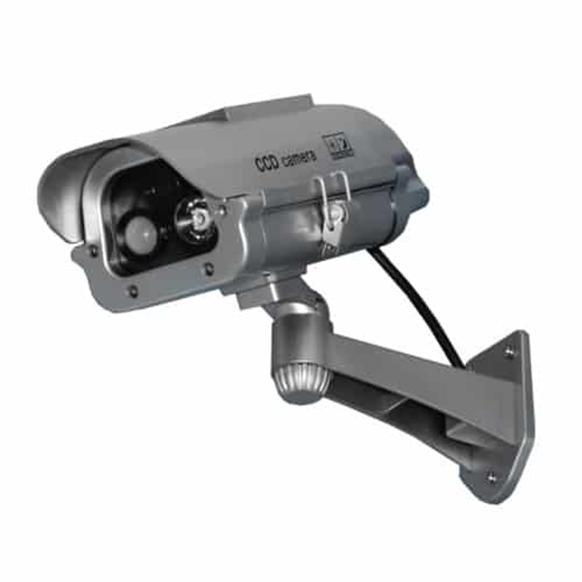Solar Powered Dummy Security Camera with Motion Activated LED