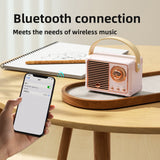 Retro Bluetooth Speaker with USB TF Card Support