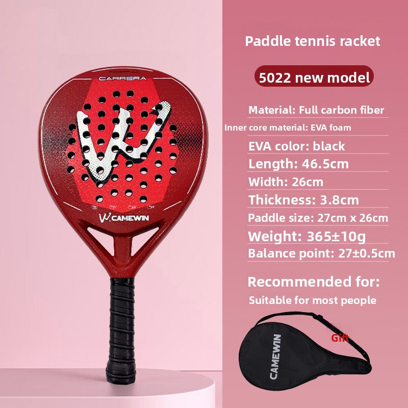 Carbon Fiber Padel Racket with Bag