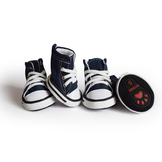 Denim canvas dog sneakers, photo 6