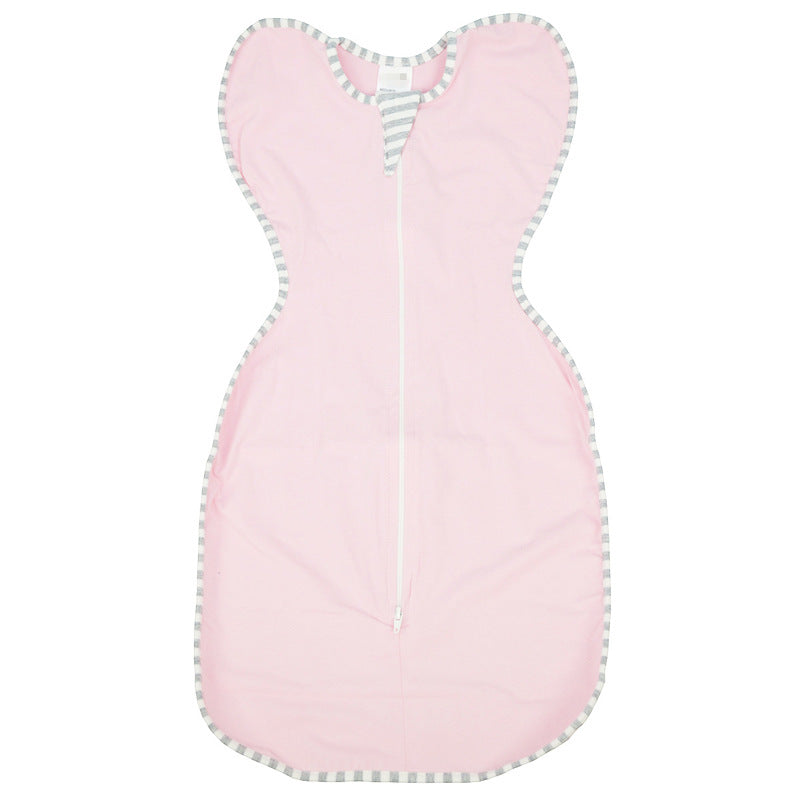 Infant sleep bag to prevent startled movements