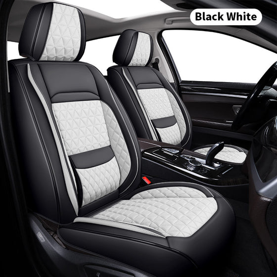 Leather Car Seat Cover With Lumbar Support product image 4