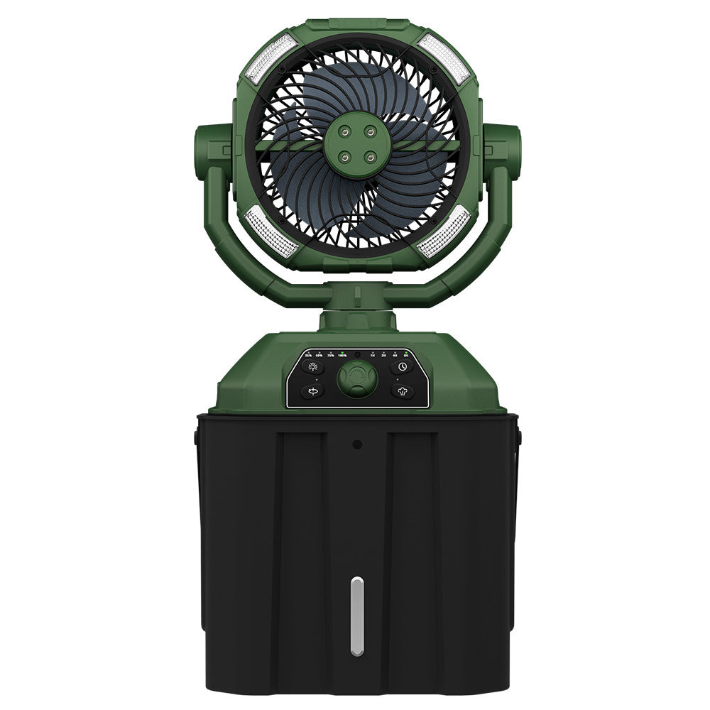 Portable USB Rechargeable Camping Fan with Misting Function