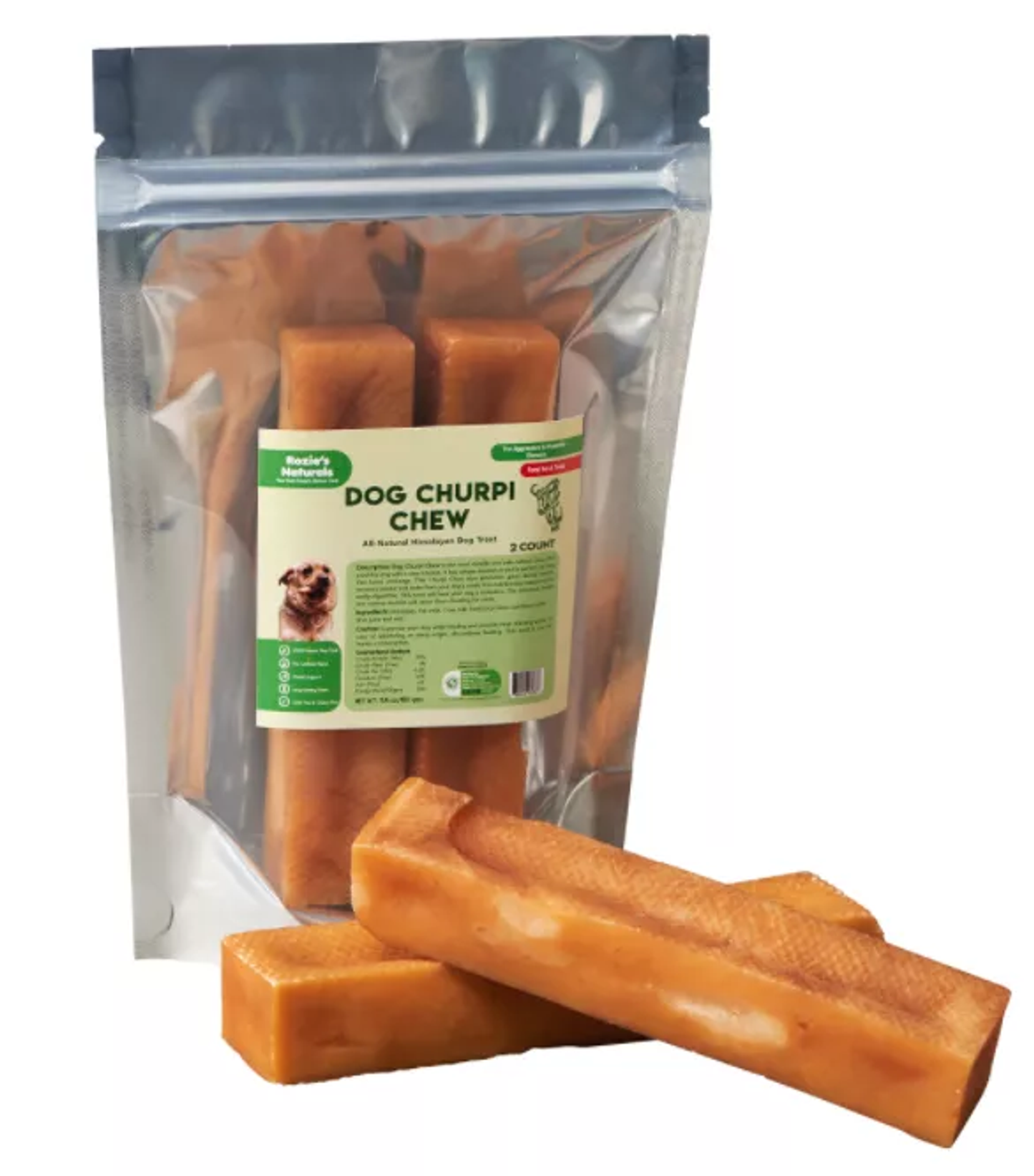 Himalayan Yak Cheese Churpi Dog Chew - 2 Count