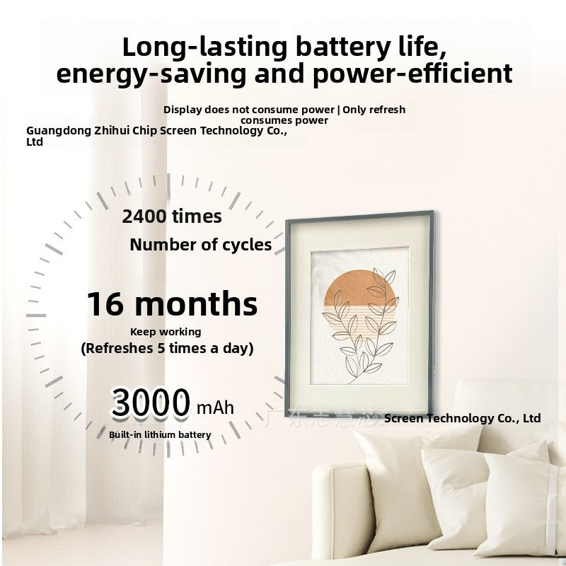 E-Ink Digital Photo Frame Display