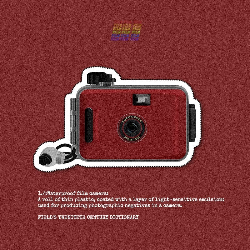 Retro Film Camera Vintage Style Point and Shoot