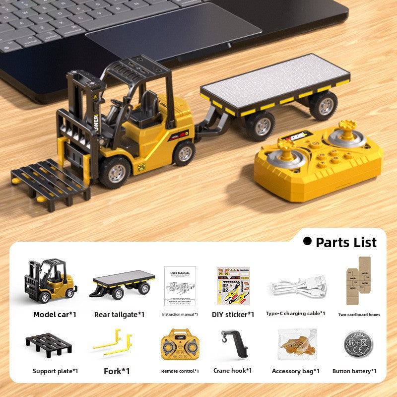 Mini Alloy Engineering Vehicle Model Toy