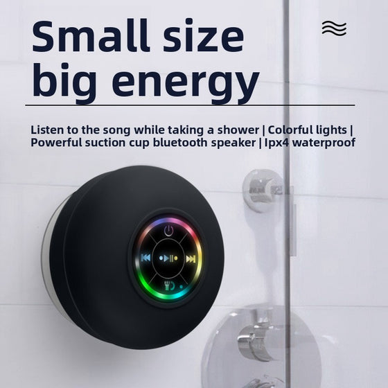 Waterproof Bluetooth Speaker with LED Light product image 1