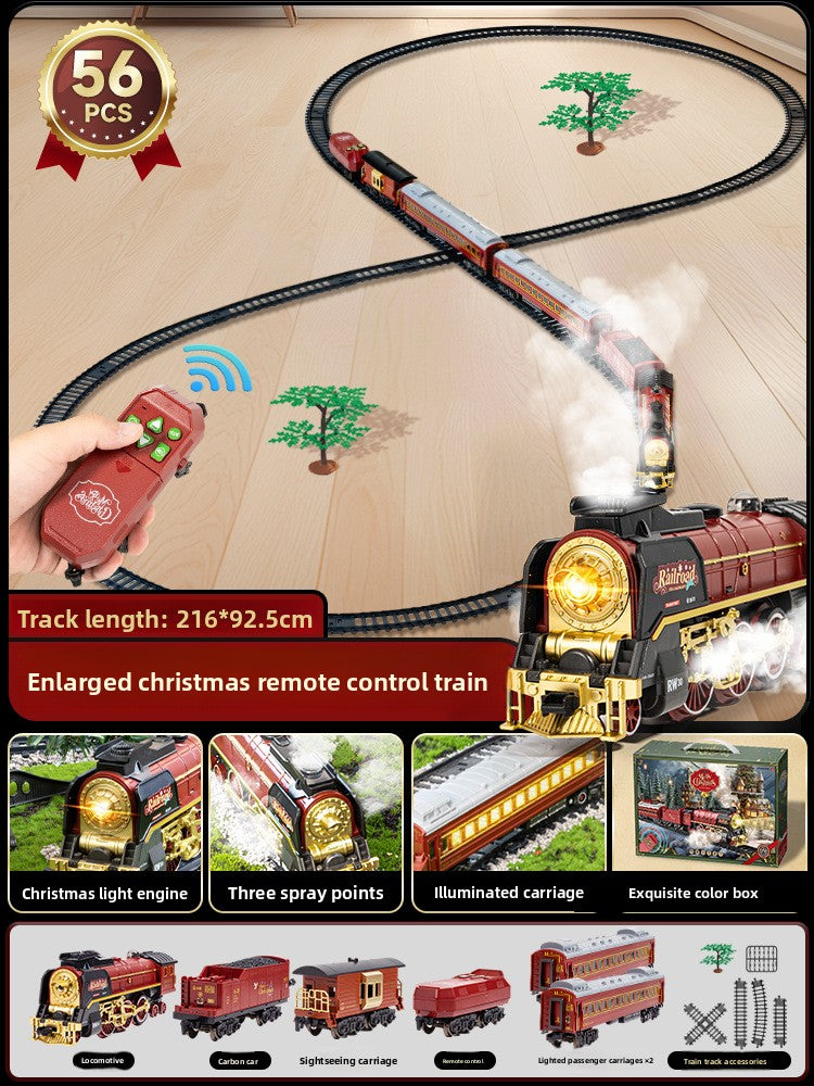 Christmas electric remote control train toy product image 8
