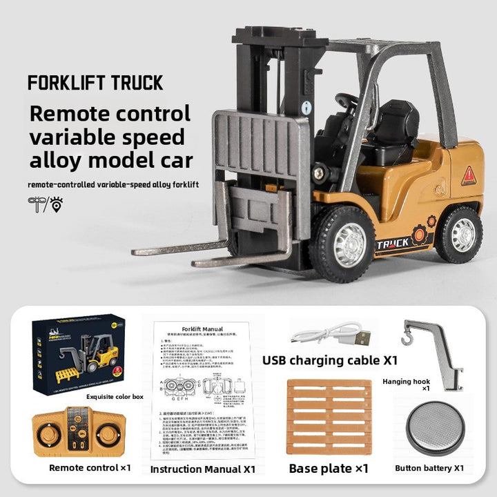 Miniature remote-controlled forklift