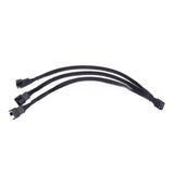 4PIN PWM Fan Splitter Cable 1 to 3 with Snakeskin Sleeve