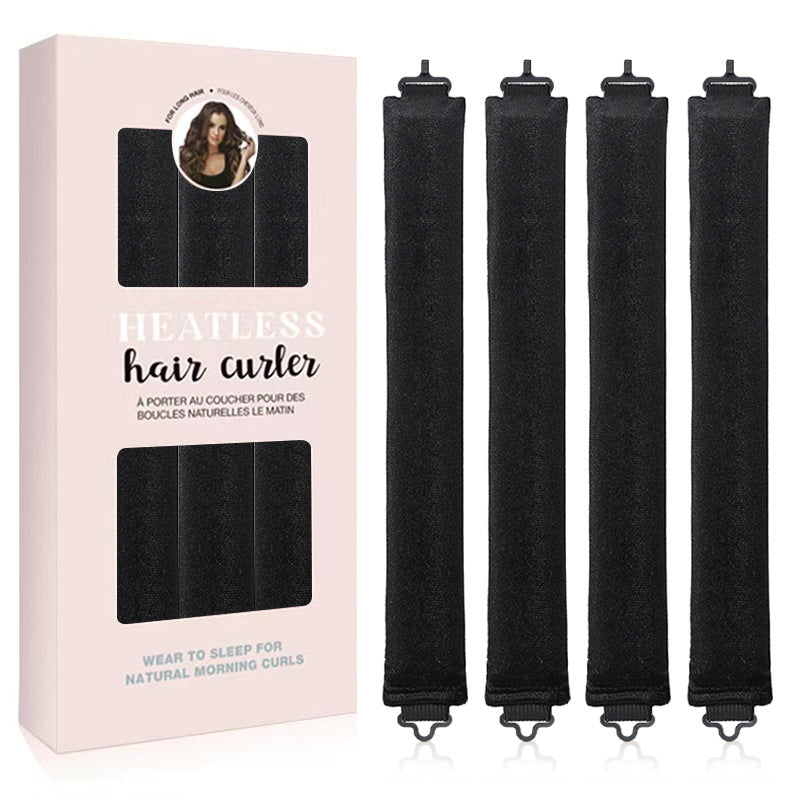 No-Heat Overnight Hair Curling Rod Set for Fluffy Big Waves