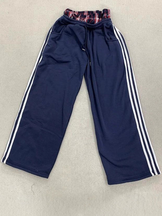 Vintage striped wide-leg casual pants, photo 4