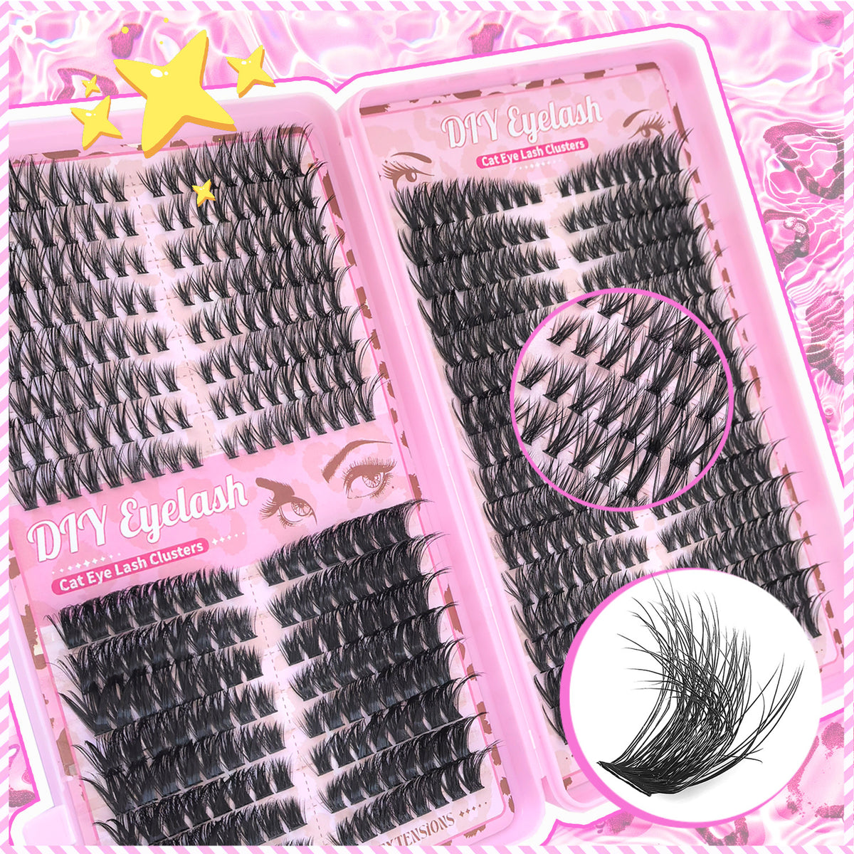 Segmented False Eyelashes Book Set