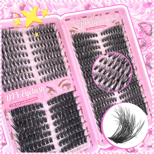Segmented False Eyelashes Book Set