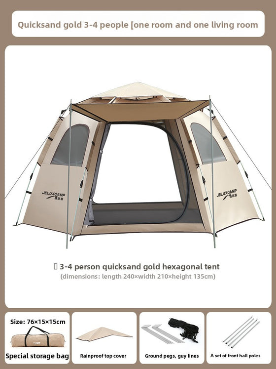 Hexagonal Instant Pop Up Camping Tent Camping Shelter & Sleep product image 6