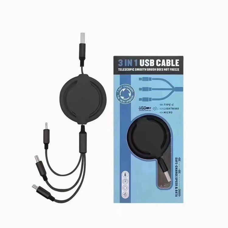 3-in-1 Multi Charging Data Cable for All Devices