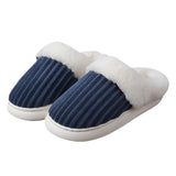 Plush Cotton Slippers Winter Indoor Non-Slip