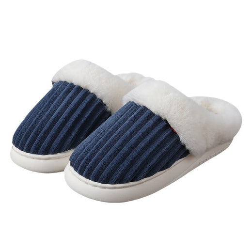 Plush Cotton Slippers Winter Indoor Non-Slip