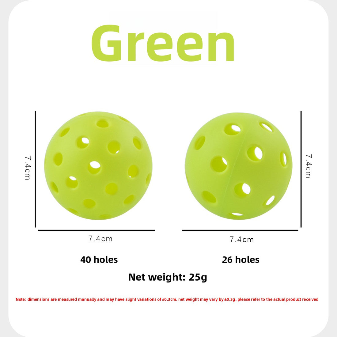 TPE Perforated Pickleball Training Ball product image 7