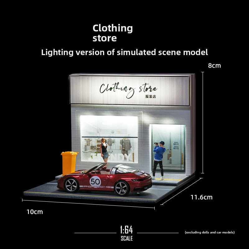 Simulation 1:64 Miniature Building Scene Model with Lights product image 7