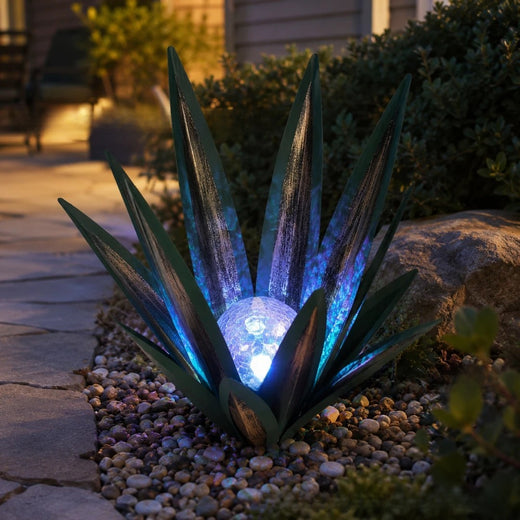 Solar Agave Garden Stake Light