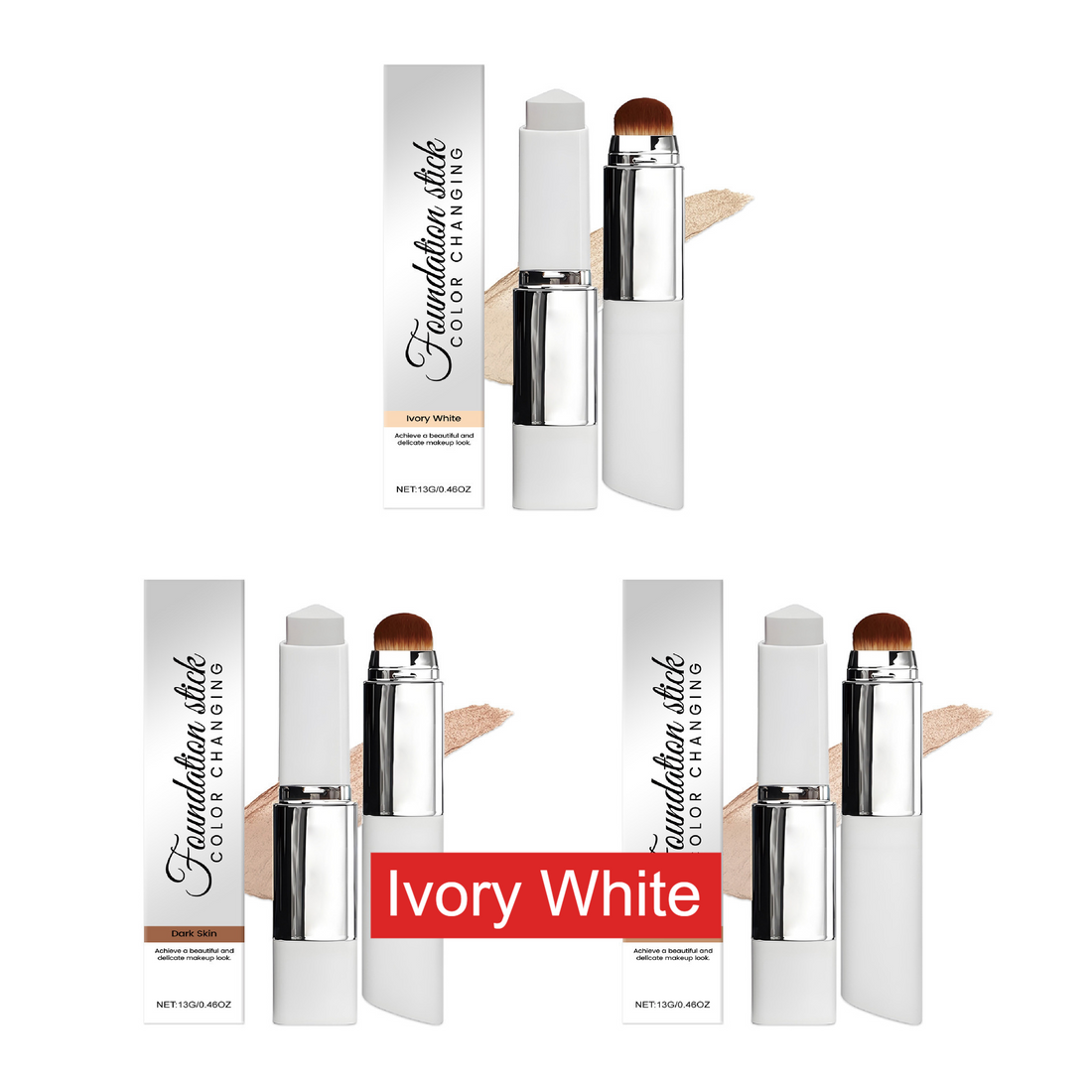 Two-in-One Color Changing Moisturizing Foundation Stick