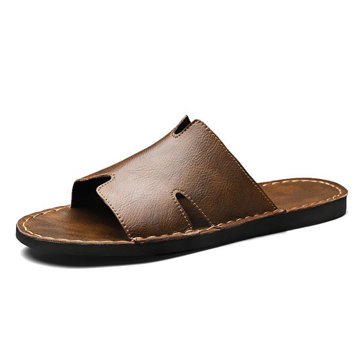 Mens Genuine Leather Slip On Slippers Formal Shoes product image 2