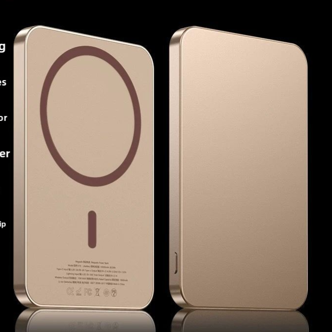 Ultra-Thin 10000mAh Magnetic Wireless Fast Charging Power Bank for iPhone