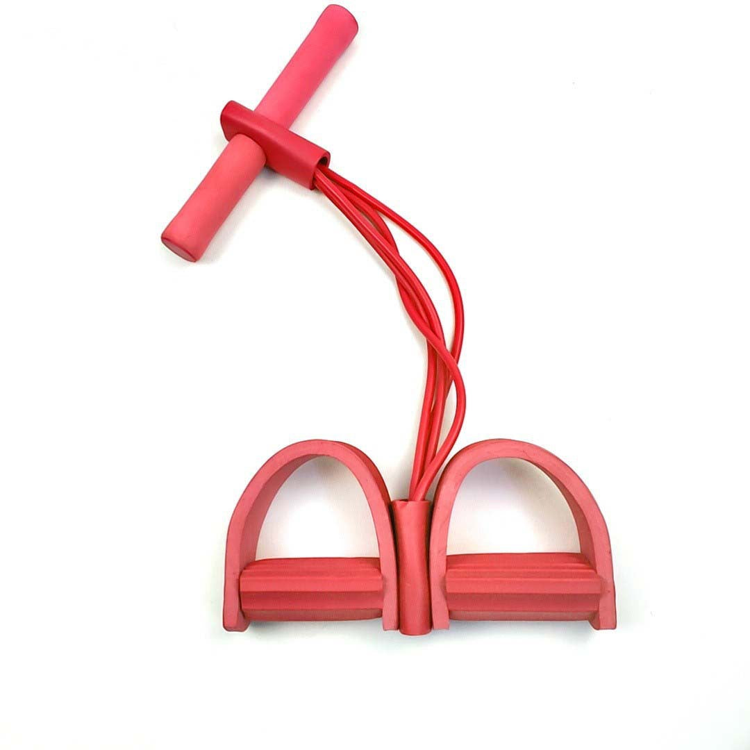 Pedal Tensioner Fitness Set with Elastic Tubes