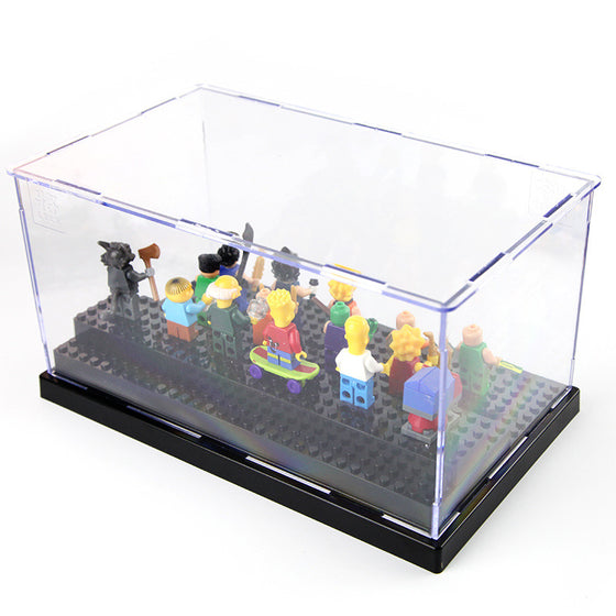 Transparent Building Block Display Box with Dust Cover product image 3